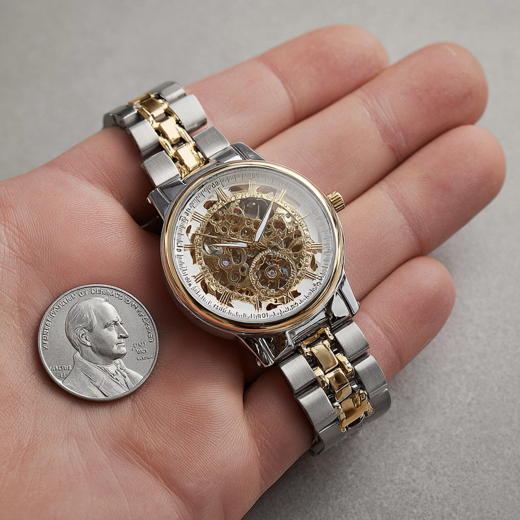 VOLTÉRA™ Roulette – Men's Luxury Skeleton Watch | Automatic, Waterproof, Elegant