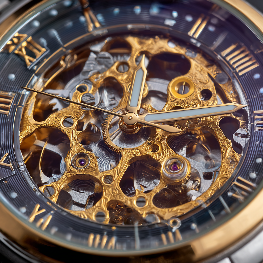VOLTÉRA™ Roulette – Men's Luxury Skeleton Watch | Automatic, Waterproof, Elegant